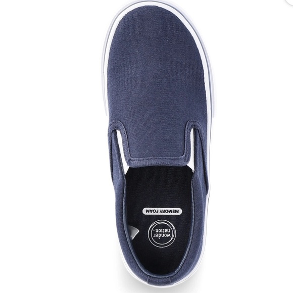 Brand New Boys Wonder Nation Slip On Sneakers Size Toddler 9 - Picture 4 of 5